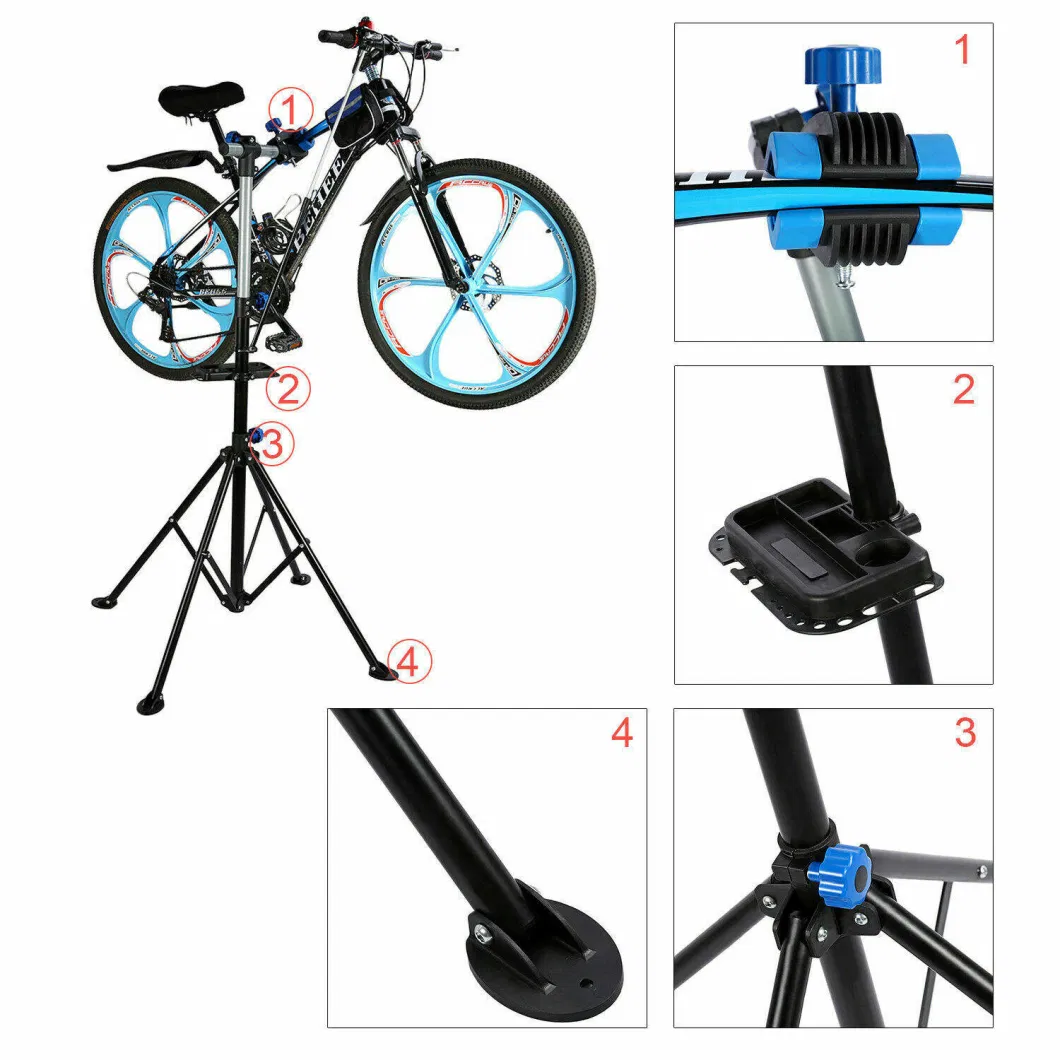 Adjustable Bike Repair Stand Bicycle Floor Display Bike Work Stand