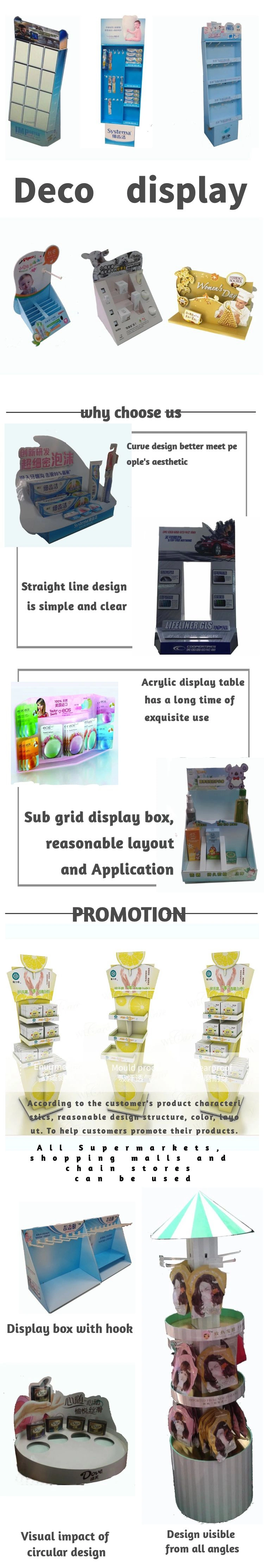 Mother and Baby Shop Product Eco-Friendly Cardboard Pallet Display Stand