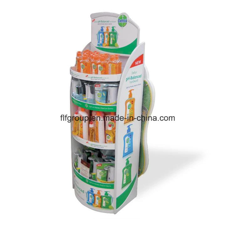 Customized Good Quality Shop Retail Advertising Paper Pallet Display Stand