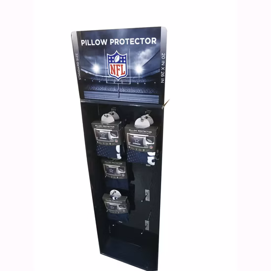 베개 보호 장치용 바닥 종이 디스플레이 랙 조수 스탠드