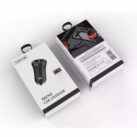 주문 로고 인쇄 명확한 창 소매 거는 포장 광택이 없는 검정 접히는 마분지 걸림새 탭 종이상자