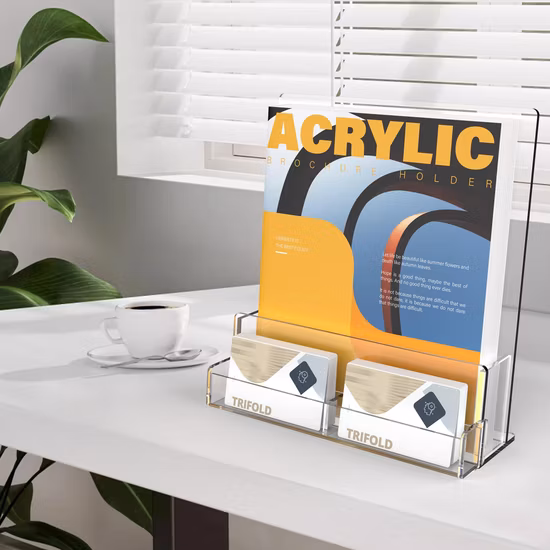 인사말 카드 아크릴 바닥 디스플레이 스탠드