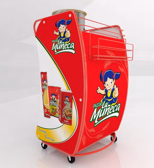 금속 와이어 Pegboard 소매 슈퍼마켓 매장 스낵 디스플레이